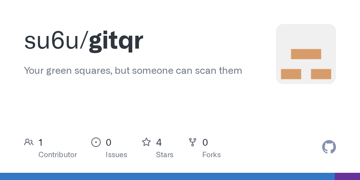Создан QR-код из heatmap GitHub для забавы