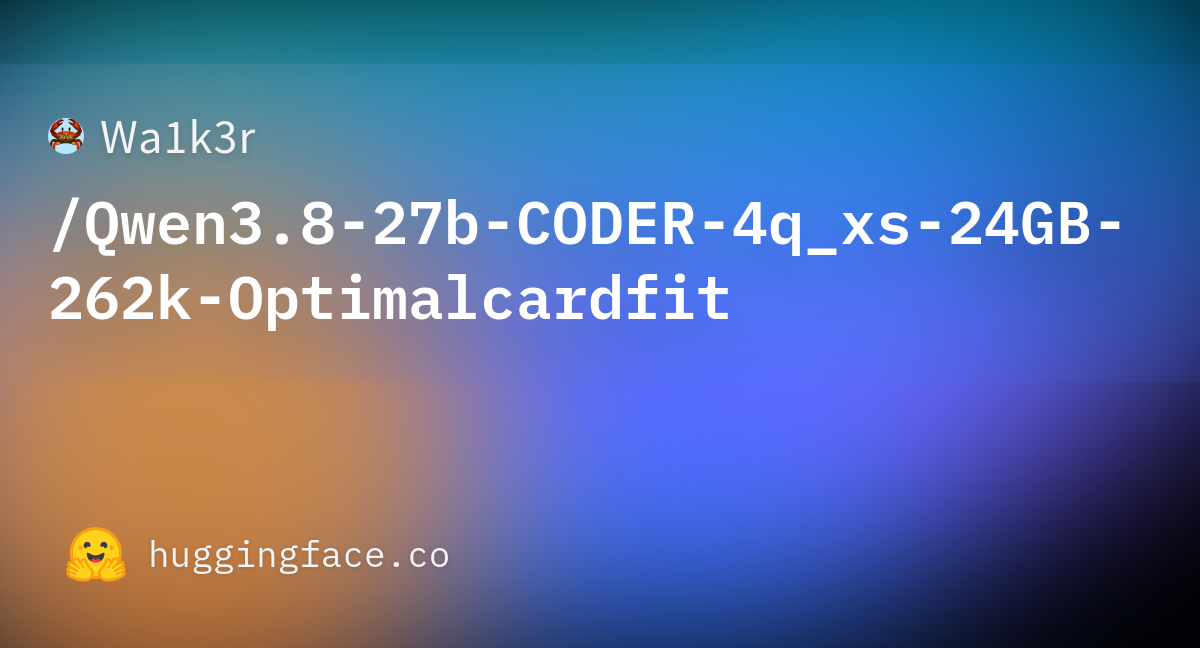 Qwen3.8-27B CODER: оптимизированная модель для 24 ГБ GPU